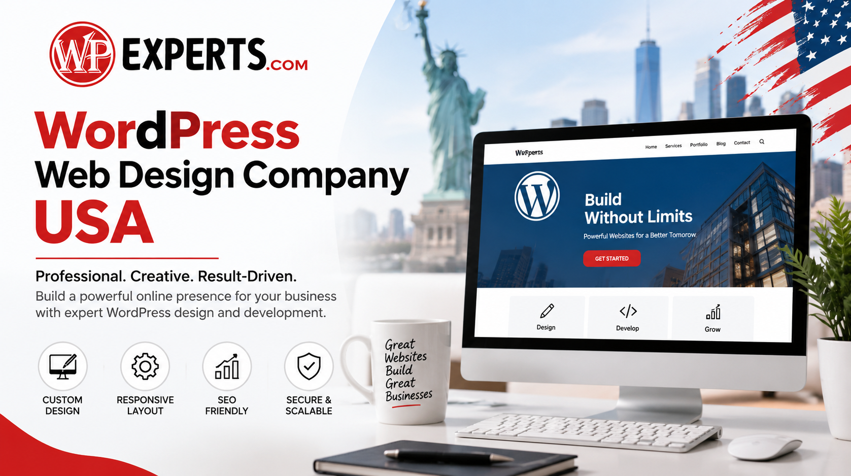 wordpress web design company USA